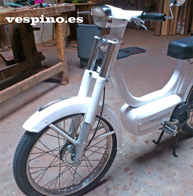 Vespino. Horquilla modelo 2